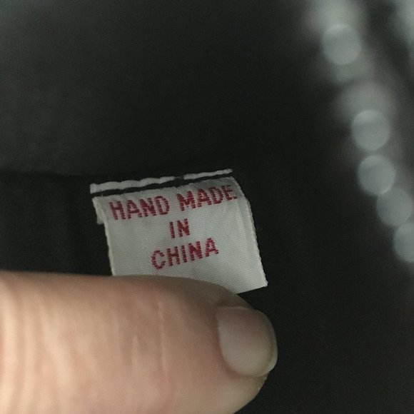 Vintage Black Bugle Bead Evening Bag Clutch MINT - Picture 10 of 10